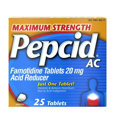 Pepcid AC Maximum Strength for Heartburn Prevention & Relief, 25