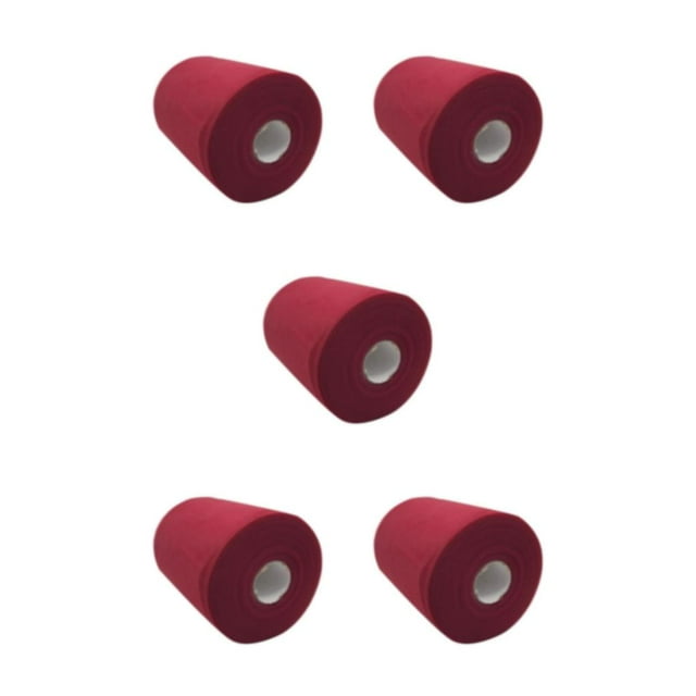 Youkk Turn Any Venue Into Party Wonderland With Tulle Roll Fabrics In Assorted Colors C18wine red 5Set