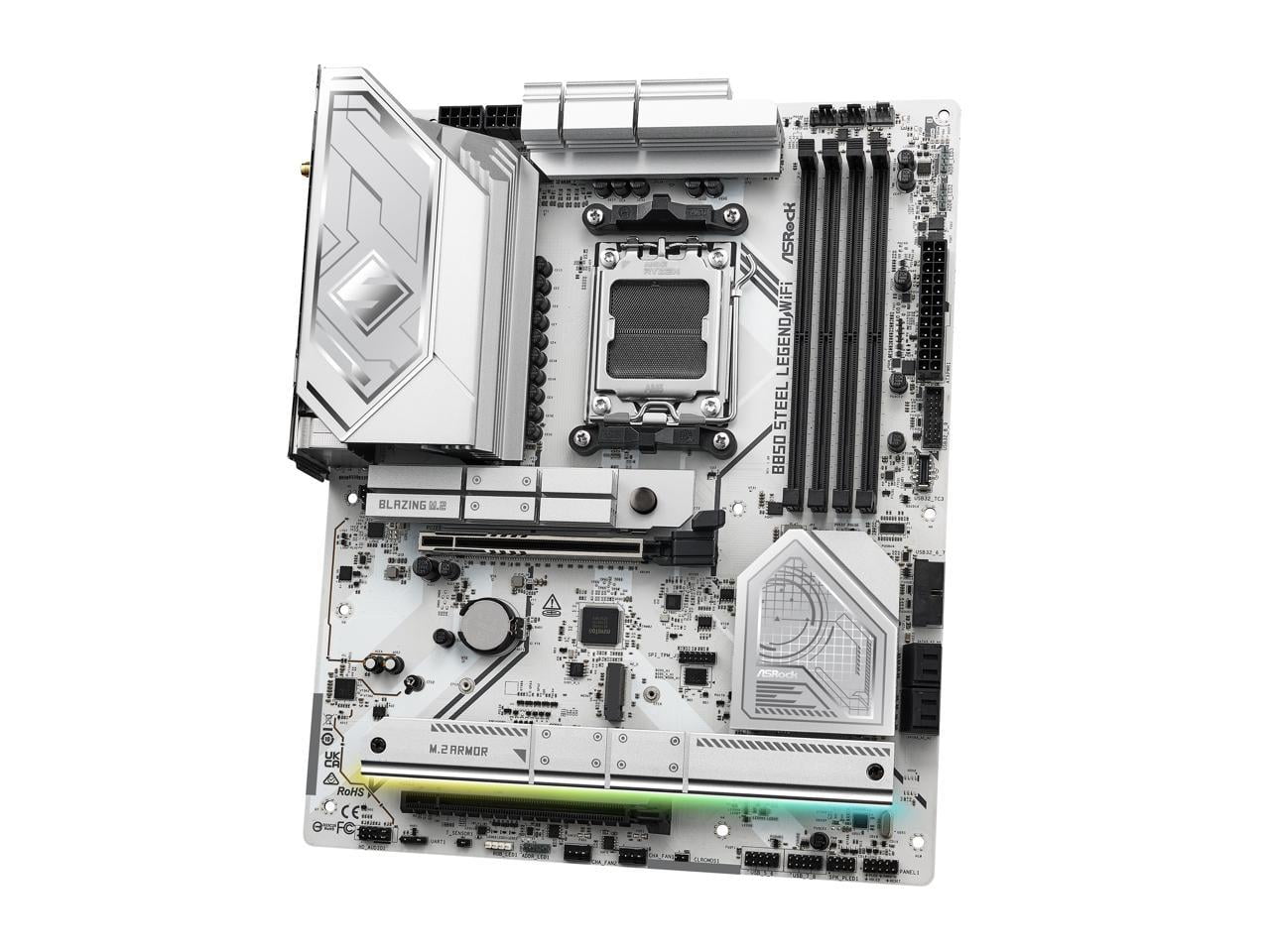 ASRock B850 STEEL LEGEND WIFI AM5 AMD B850 SATA 6Gb/s ATX Motherboard