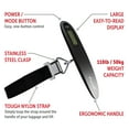 thumbnail image 2 of Escali Velo Slimline Portable Travel Luggage Scale with 110 lb Capacity, Black, 2 of 9