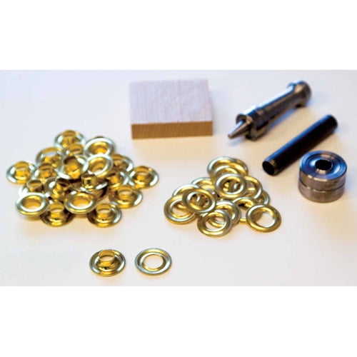 General Tools 71260 24Count 1/4" Brass Grommet Kit
