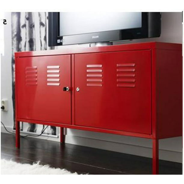Ikea Red Cabinet Stand Multi Use, Red Storage Cabinet Ikea