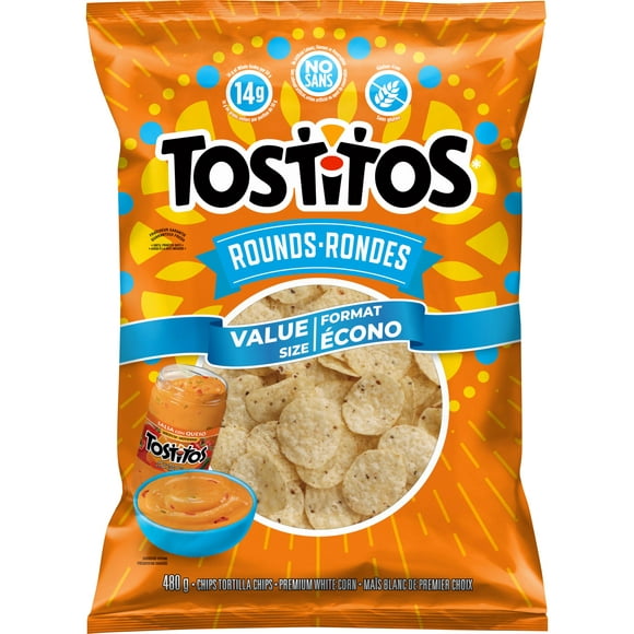 Tostitos Rounds Tortilla Chips, 480GM