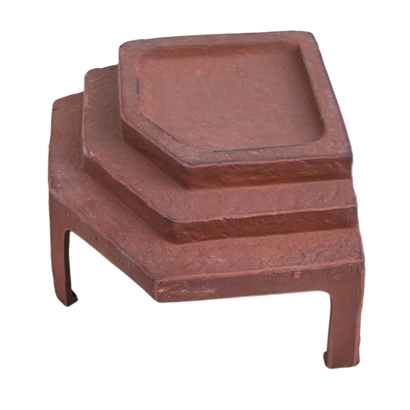 CarpNettore Turtle Basking Platform Ceramic Aquarium Decoration for Frog Terrapin Geckos