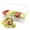 Clear, variant on Fmxomd Ice Chilled Condiment Server, 5 Removable Compartments Condiment Containers with Lids Drain, Clear Garnish Tray Serving Platter Holder for Caddy Fruit Snack Sauce Taco Salad Bar Supplies