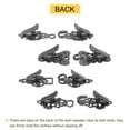 thumbnail image 4 of 4 Pack Vintage Sweater Clips Cape Cloak Clasp Cardigan Clips for Women, Gun-black, 4 of 6