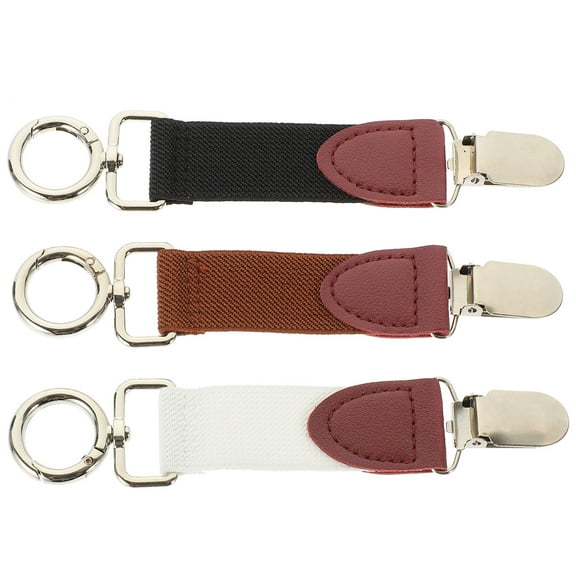 Dytern Winter,3 pcs Outdoor Travel Hat Clips Elastic Hat Clips Portable Hat Clips Women Hat Clips