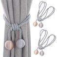 thumbnail image 1 of Juego de 2 abrazaderas para cortinas - Abrazaderas para cortinas trenzadas Hebillas para cortinas Abrazaderas para cortinas - Hebillas para cortinas, 1 of 5
