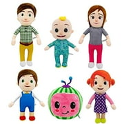 CoCoMelon JJ Watermelon Kid Boy Plush Educational Toy Soft Doll Christmas Birthday Gift(6-20 Inches)