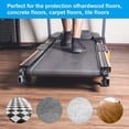 thumbnail image 4 of 4Pcs Treadmill Mats, Coolrunner High Density Equipment Pads Noise Reduction for Floor Protection, Washing Machine Pads, Anti Vibration Rubber mats for Stationery Bike, Rowing Machine, Home Gym Station, 4 of 7