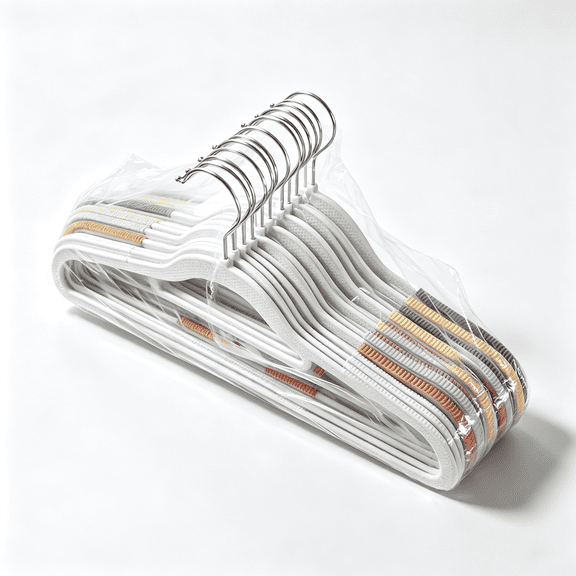 16" Non‑Slip Clothes Hangers PET Heavy‑Duty Hanger 16 Pack Space‑Saving Coat Hangers for Closet