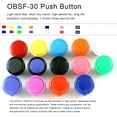 thumbnail image 2 of Cateissary Pulsador pequeño Multi colores apagado Arcade interruptor reinicio automático fácil de instalar llave corta camino juego accesorio DIY Videojuegos y accesorios Violeta, 2 of 6