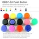 thumbnail image 2 of Cateissary Pulsador Suave Pequeño Multi Colores Encendido Apagado Arcade Interruptor Restablecimiento automático Sensible Resistente a los Videojuegos y accesorios Verde, 2 of 6