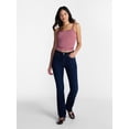 thumbnail image 2 of No Boundaries Stretch Denim Bootcut Jeans, 32" Inseam, Women's and Plus Sizes 00-28W, 2 of 5