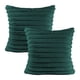 thumbnail image 1 of Funda de almohada decorativa de felpa de piel sintética de doble cara de 2 piezas para sofá, dormitorio, con rayas difusas, funda de almohada suave, funda de cojín, 1 of 5