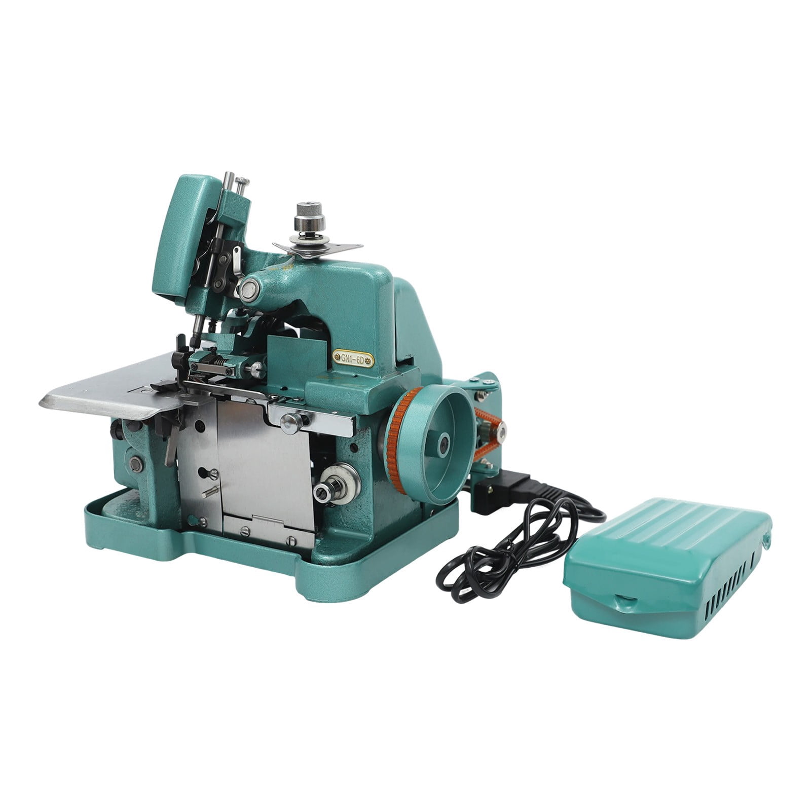 Sewing Machine, Metal Frame Overlock Machine, 150W Heavy Duty Serger for Sewing & Fabric Edging, Prevent Fraying & Create Neat Finishes, Home Use
