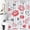 White Heart (1), variant on White Heart Style Shower Curtain Heart Print Bathroom Decor Shower Curtain 66inx72in(with 12 Hooks)
