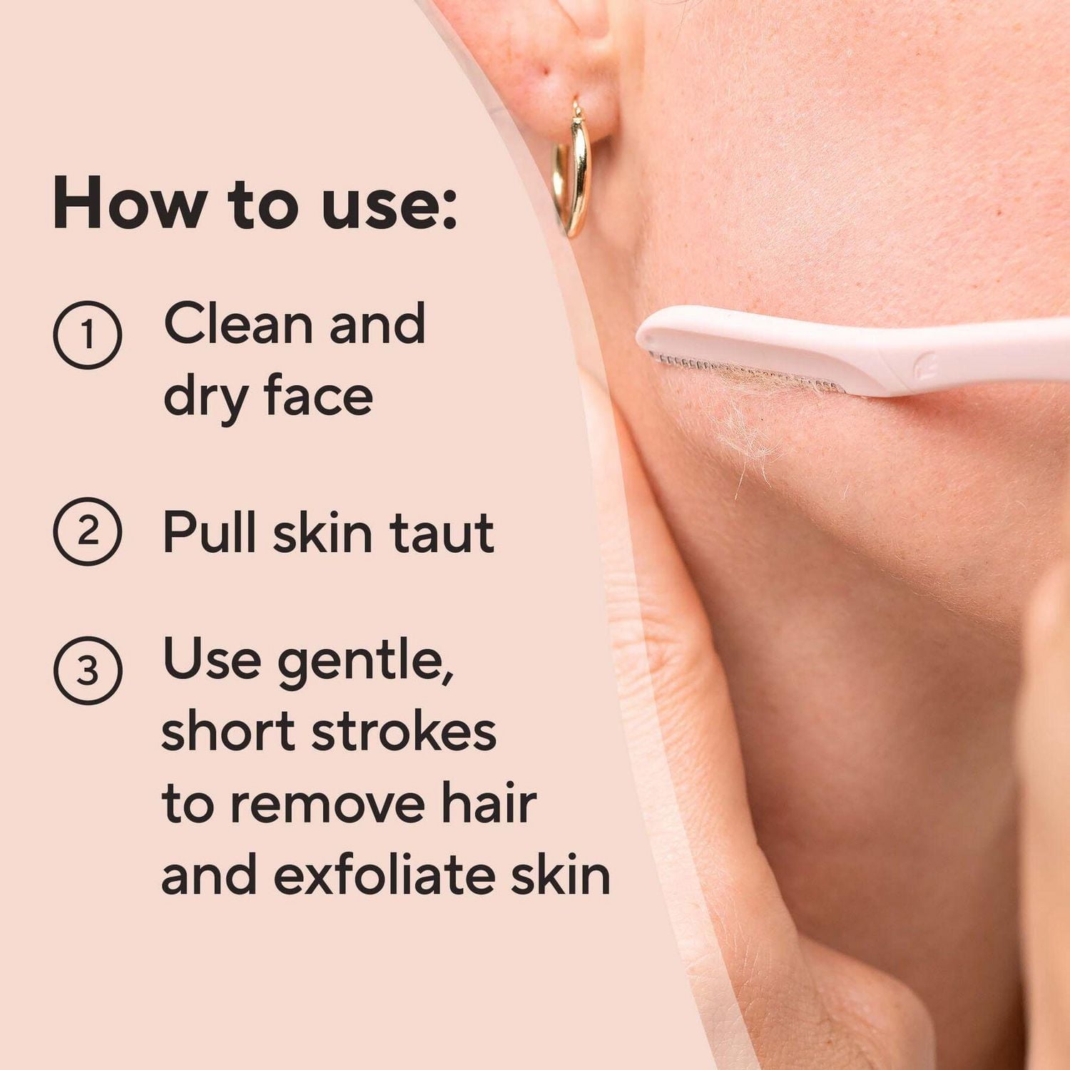 Finishing Touch Flawless Épilateur et exfoliant Dermaplane Glow 1 appareil 6 lames rechange