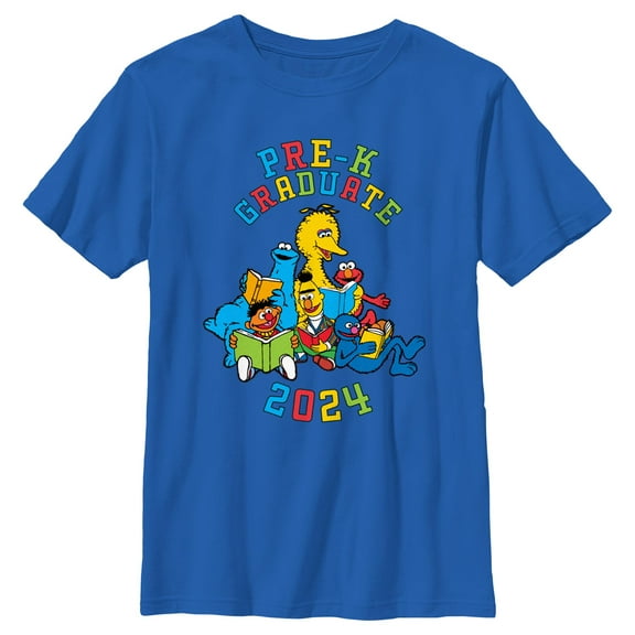 Boy's Sesame Street Pre-K Graduate 2024 Graphic T-Shirt