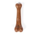 thumbnail image 1 of Juguete para masticar con forma de hueso, olor a carne de res, resistente al desgarro, simulación duradera, juguete interactivo para masticar para perros, color marrón, 1 of 5