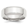 thumbnail image 1 of SS 8mm Bevel Edge Size 9 Band in Sterling Silver, 1 of 2