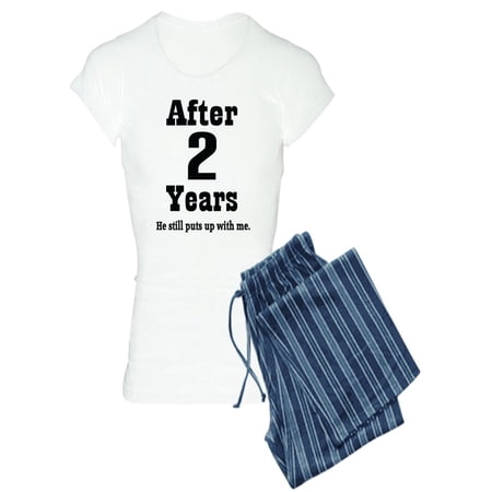 CafePress – 2Nd Anniversary Funny Quote – Women s Light Pajamas