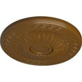 thumbnail image 3 of Ekena Millwork 20"OD x 1 3/8"P Randee Ceiling Medallion (Fits Canopies up to 3 7/8"), Hand-Painted Smokey Topaz, 3 of 6