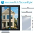 thumbnail image 6 of Hwawhin 23.6" x 78.7" Mirror Effect One Way Window Film, 6 of 7