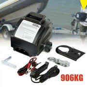 Portable Electric Winch For Pulling Boats Trucks And Other Heavy Objects 2000LBS