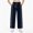 C-Navy365, variant on DHFJKG Women's Side Striped Buttons Pants Wide Leg Casual Pants With Pockets And Drawstring For Exercise Stylish Trousers