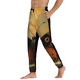 thumbnail image 3 of Kdxio Majestic Butterfly Sunset Pattern Joggers,Sweatpants for Men with Pockets-Large, 3 of 5