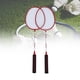 thumbnail image 5 of Juego De Raquetas De Bádminton, Set De Bádminton De aleación De Hierro Con 3 Trutas De Transporte Para Juegos De Patio Trasero Al Aire, 5 of 7