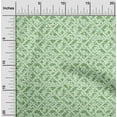 thumbnail image 2 of oneOone Viscose Chiffon Mint Green Fabric Geometric Dress Material Fabric Print Fabric By The Yard 42 Inch Wide, 2 of 4