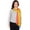 Multicolored, variant on Women's Lightweight Gradient Chiffon Scarves with Flowing Ruffled Edges in Vibrant Multi-Color Designs-Red
