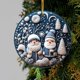 thumbnail image 1 of Adorno Colgante Navideño Acrílico de 8 Cm (3.15 Pulgadas) | Impresión Duradera a Doble Cara | Regalo Navideño para Familiares y Amigos | Decoración para Árbol, Pared y Espejo Retrovisor de Coche, 1 of 6