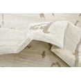 thumbnail image 3 of Jill Zarin Uptown Round Distressed Modern Area Rug, Off-White/Brown, 8' x 8', 3 of 7