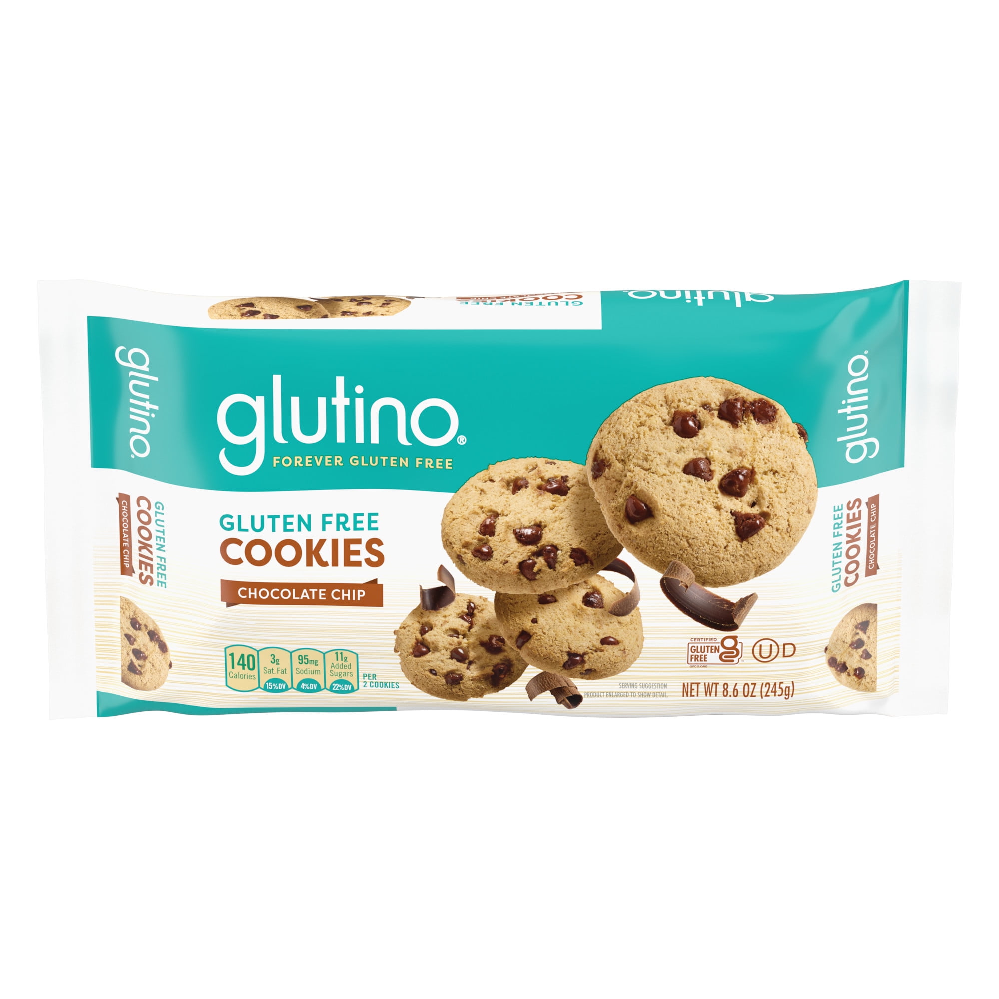 Glutino Gluten Free Chocolate Chip Cookies, 8.6 oz.
