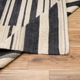 thumbnail image 4 of Hauteloom James Wool Living Room, Bedroom Area Rug - Southwestern - Black White - 8' x 10', 4 of 6