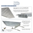 thumbnail image 4 of Transolid K-J30-SSC-BS Shower Shelf Kit 30-in Jocelyn Grab Bar Shelf and 2 Corner shelves, Brushed Stainless, 4 of 5