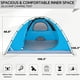 thumbnail image 2 of Carpa de Camping JELUCAMP Cúpula para 5/6 personas Impermeable Azul, 2 of 8