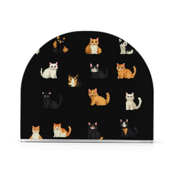 Yayeee Napkin Holder for Table Kitchen Paper Tissue Organization, Pixel Cat