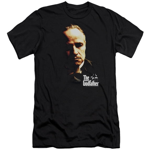 Godfather Don Vito Premium Adult Slim Fit 30/1 T-Shirt Black