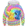 thumbnail image 1 of Ropa para niños de 4 a 14 años, sudaderas con capucha de punto, ropa de primavera, sudaderas para niñas, camisetas bonitas de manga larga con cuello redondo, sudaderas con capucha de moda de punto 10T Gao Jinjia LED, 1 of 2
