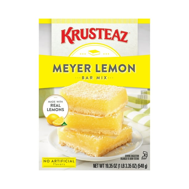 Krusteaz Meyer Lemon Bars Supreme Mix, 19.35 oz Box