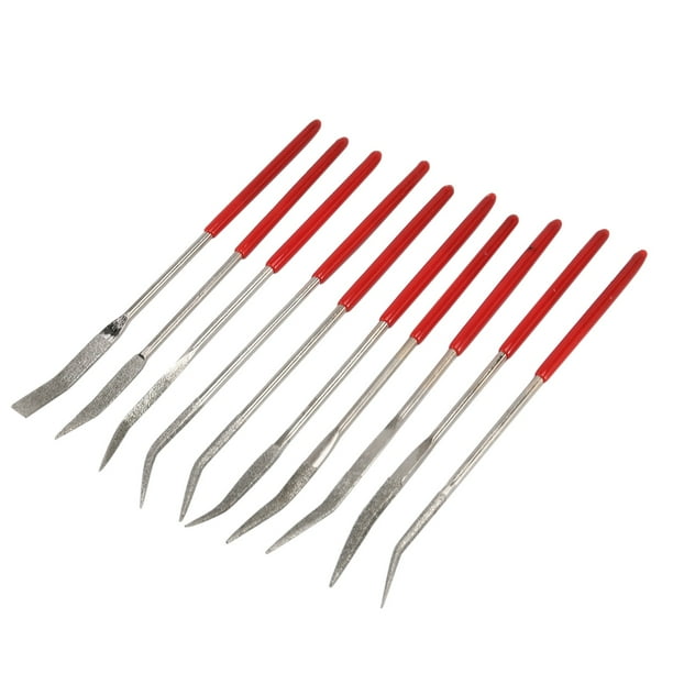 Curved Mini Diamond File Set Needle File Set Coated Diamond File Metal