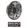 thumbnail image 1 of J.W. Speaker Assemblage de Phare 0555101 8690 Adaptatif 2; Ampoule LED; Faisceau Haut et Bas; Ampoule Claire; Lentille en Polycarbonate Clair; Boîtier en Aluminium Gris avec Bord Intérieur Noir; Approbation DOT/ECE; Simple, 1 of 4