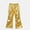 Gold, variant on WAVSUF Girls Flare Pants Soft Comfort Lightweight Elastic Waist Fall Casual Party Trendy Pants Pink 7-8
