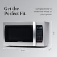 thumbnail image 4 of Farberware Countertop Microwave 1000 Watts, 1.3 Cu. Ft. - Microwave Oven With LED Lighting and Child Lock - Perfect for Apartments and Dorms - Easy Clean Stainless Steel, 4 of 5