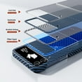 thumbnail image 5 of Aramid Fiber Case for Samsung Galaxy Z Flip 4 Case Aramid Fiber Thin Fit Slim Minimalist 6 FT Military Grade Drop Protection Case with Wireless Charging, Blue, 5 of 12