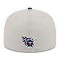 thumbnail image 4 of Men's New Era Stone/Navy Tennessee Titans 2023 NFL Draft On Stage 59FIFTY Fitted Hat, 4 of 6